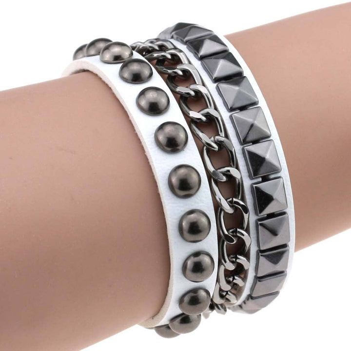 Leather Geometric Design