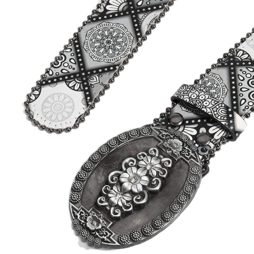 Bohemian Belt Floral Buckle