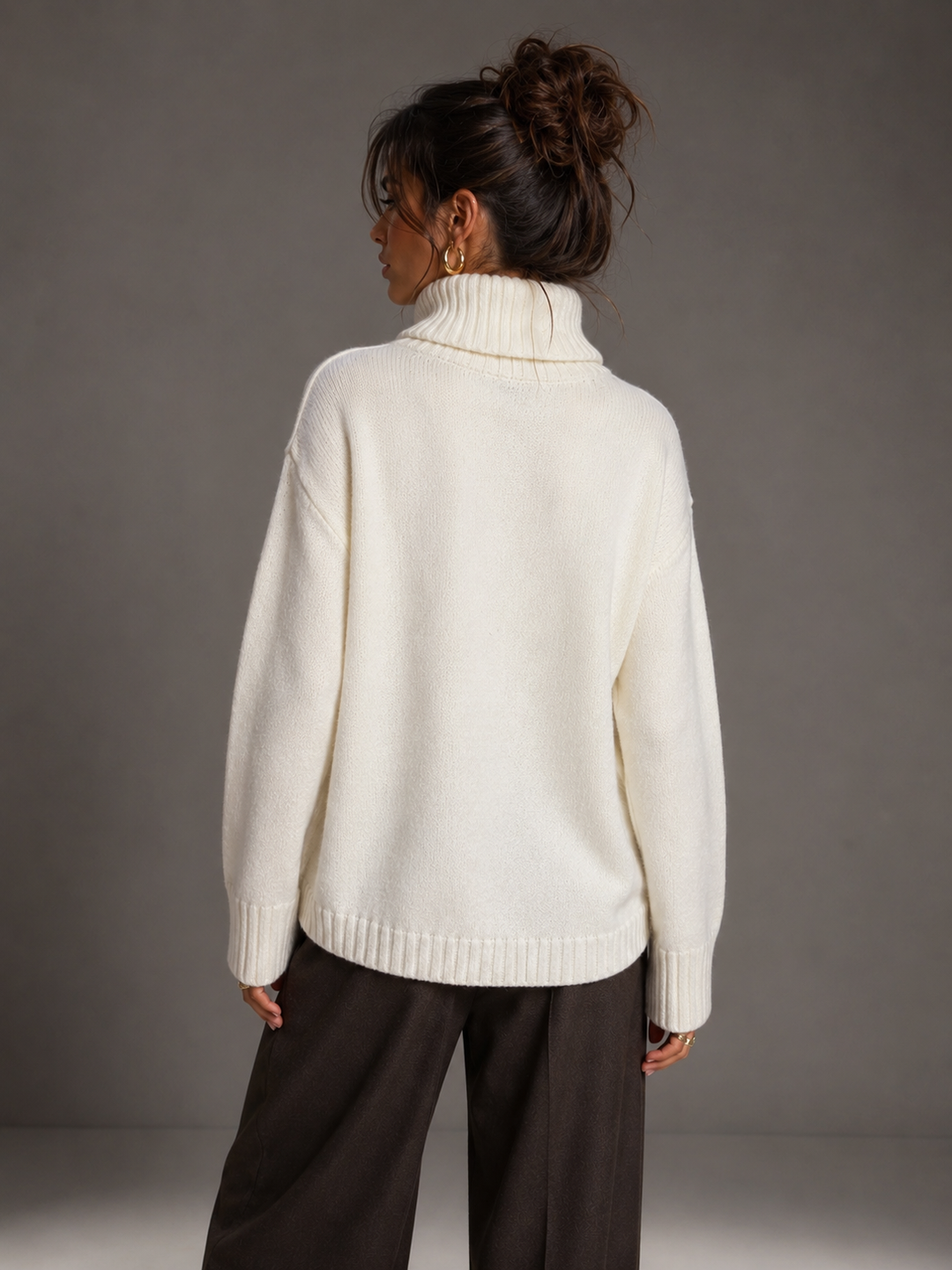 Oversized Turtleneck Sweater