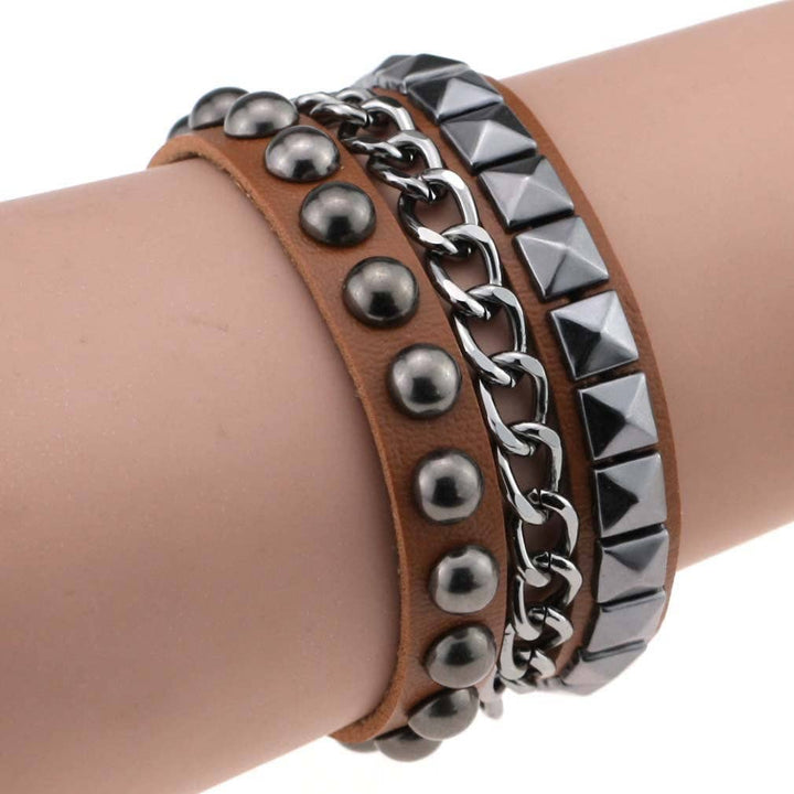 Leather Geometric Design