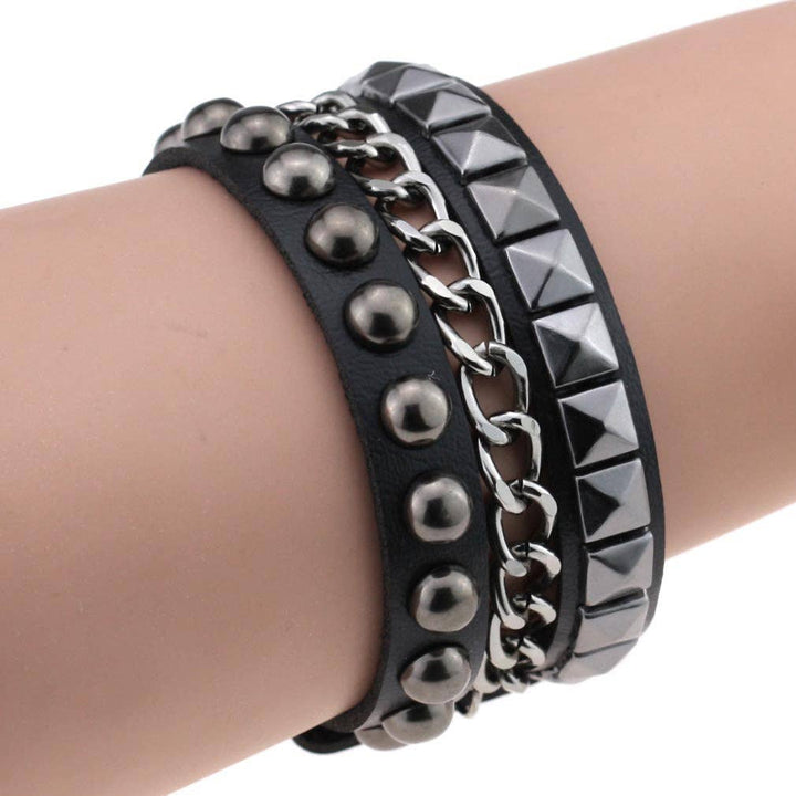Leather Geometric Design