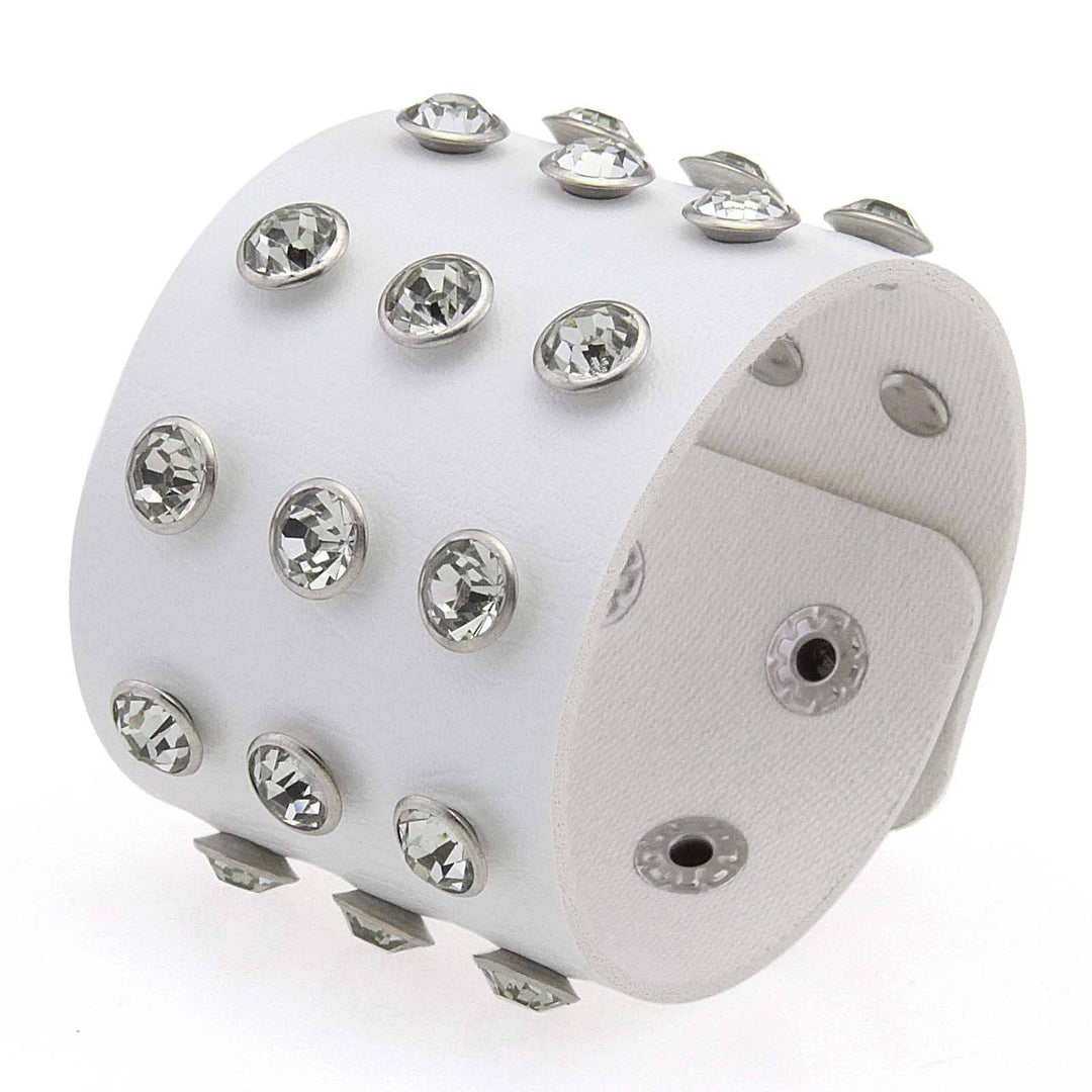 Punk Bracelet W Rhinestones