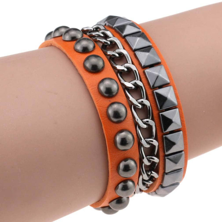 Leather Geometric Design