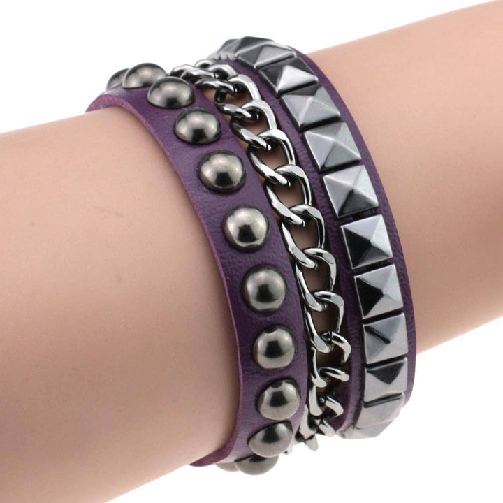Leather Geometric Design