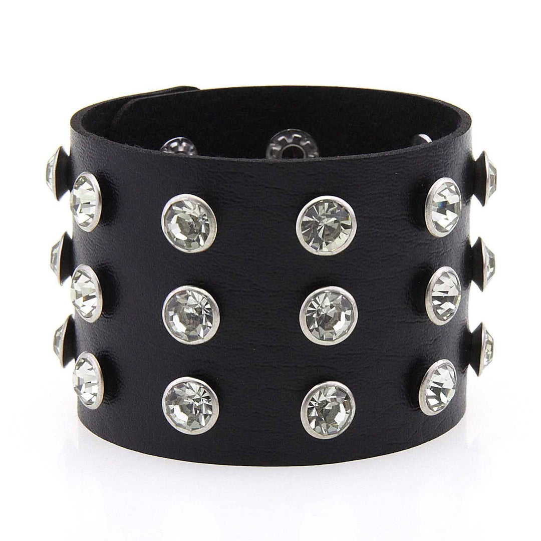 Punk Bracelet W Rhinestones