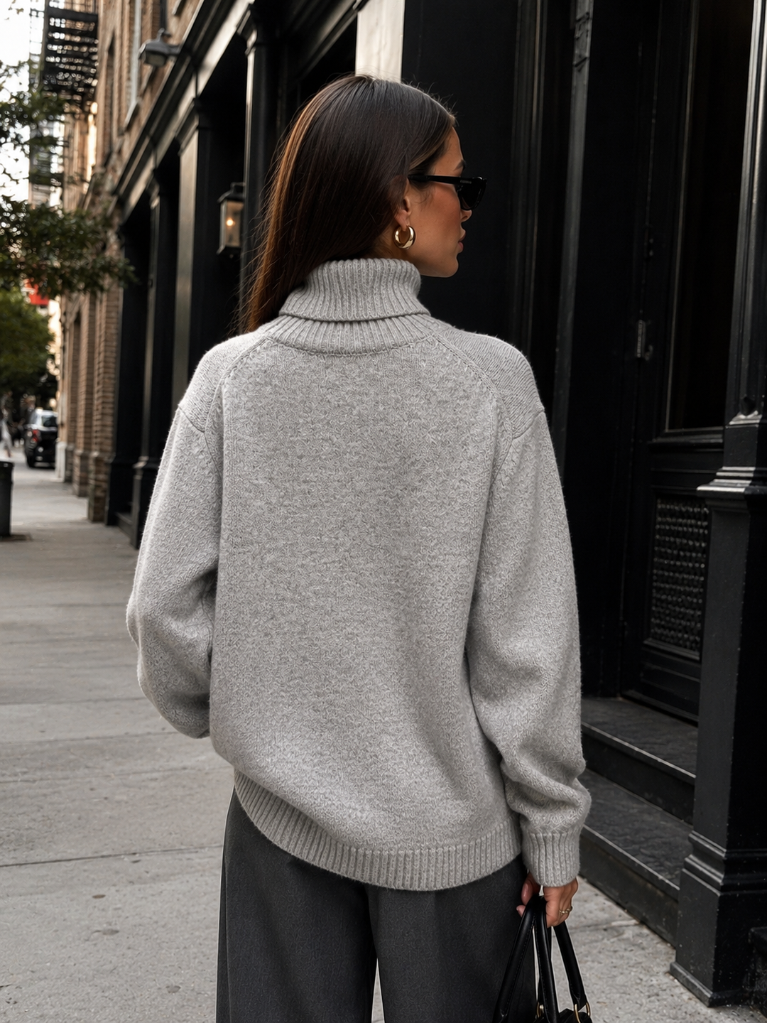 Oversized Turtleneck Sweater