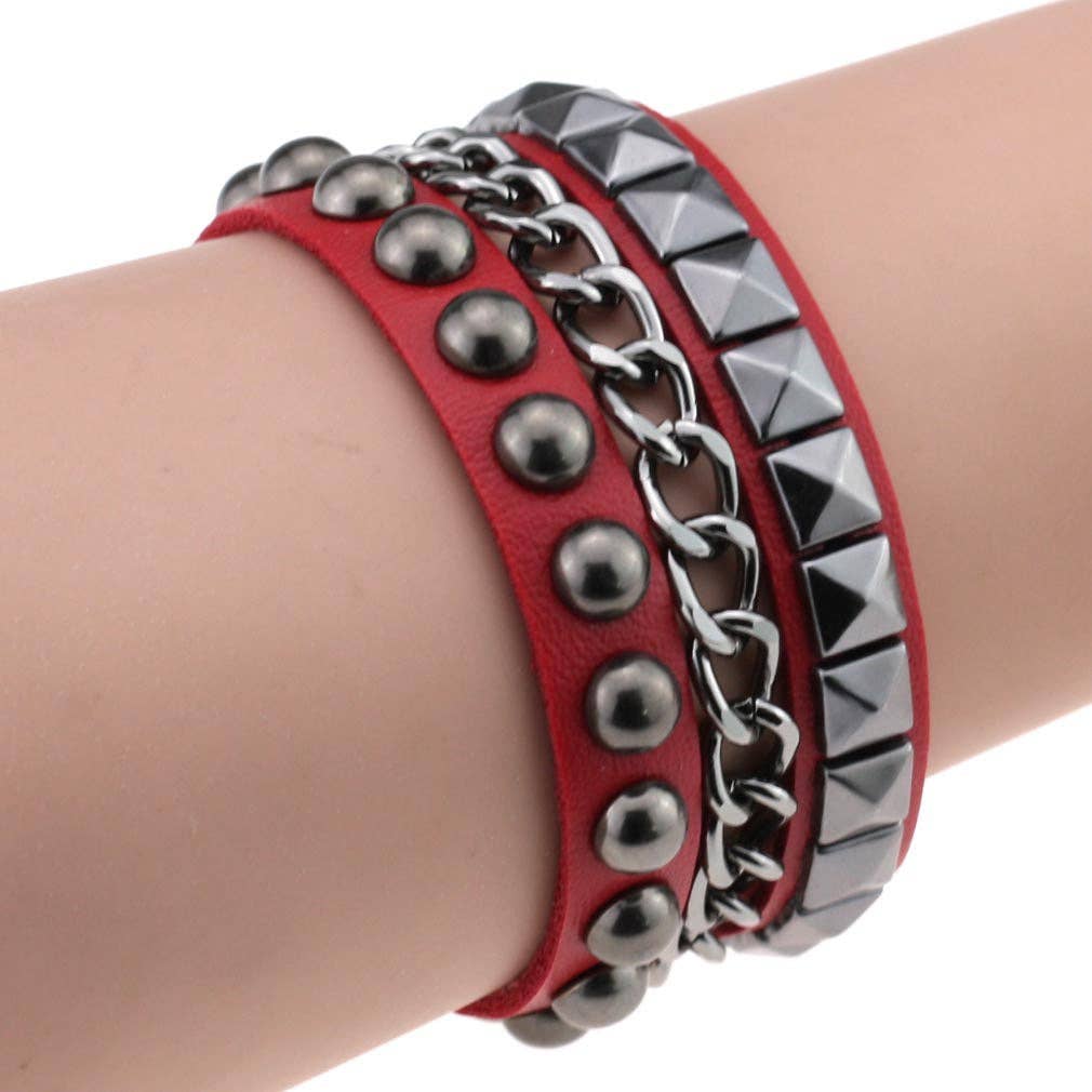Leather Geometric Design