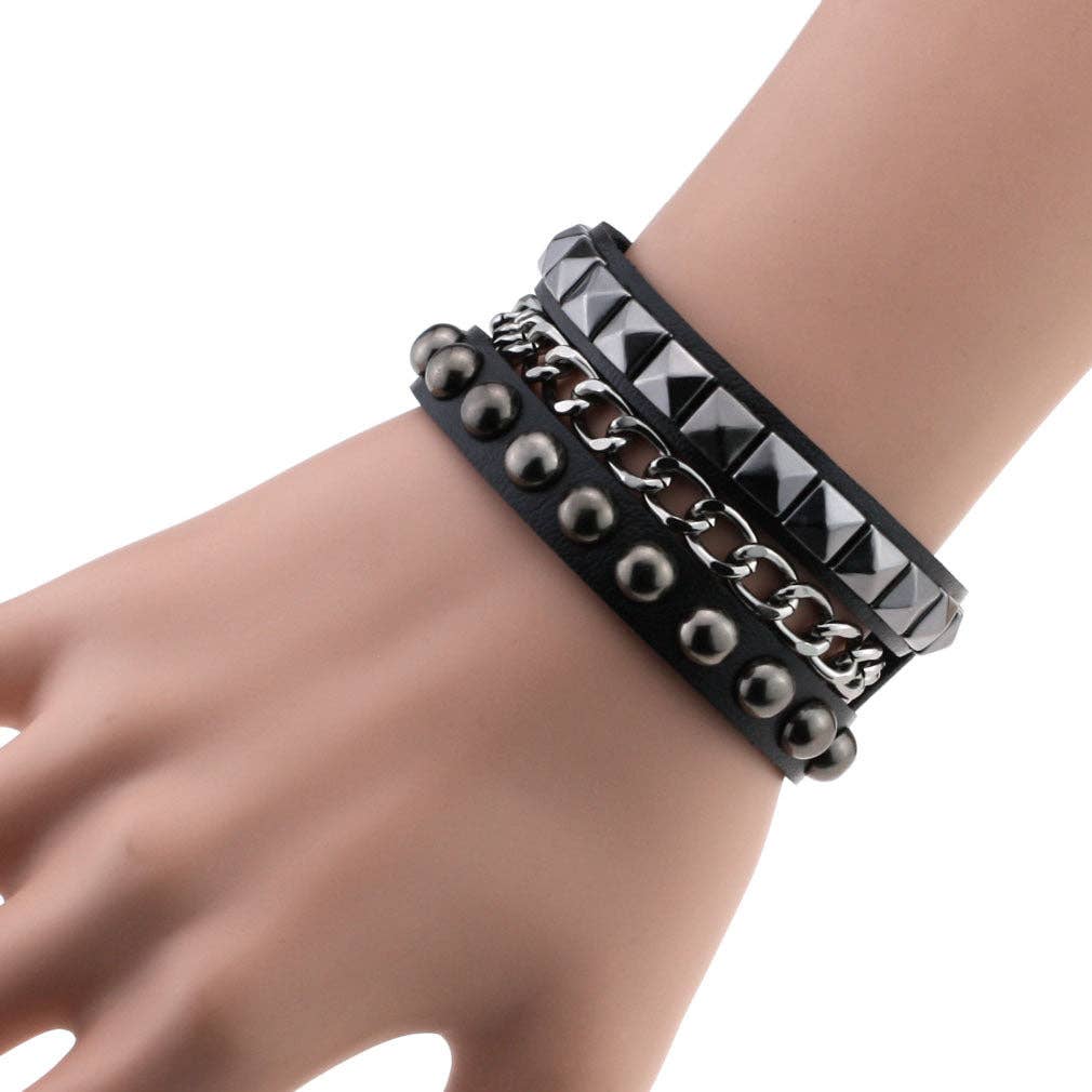 Leather Geometric Design