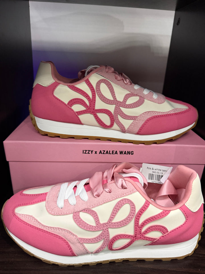 Pink &amp; white tennis