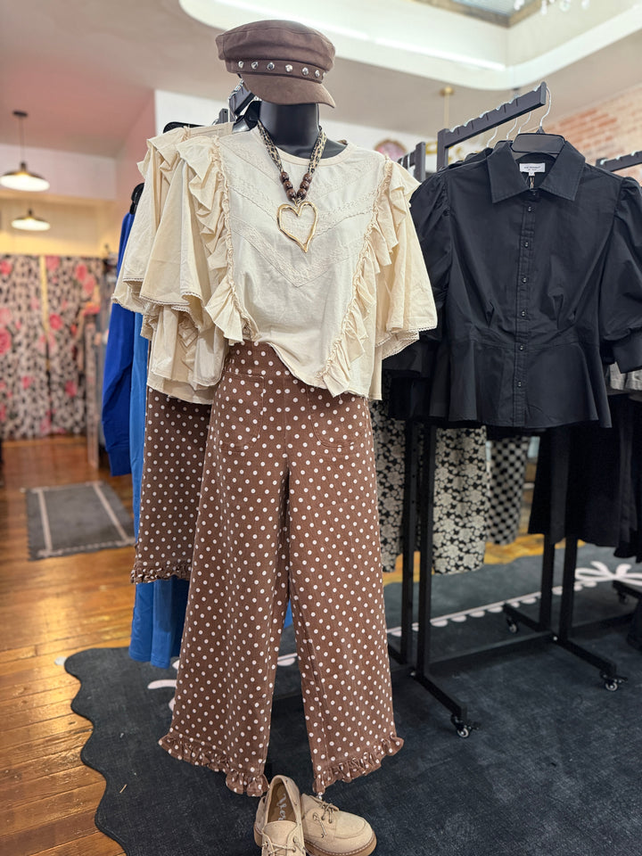 Brownie ruffle pants