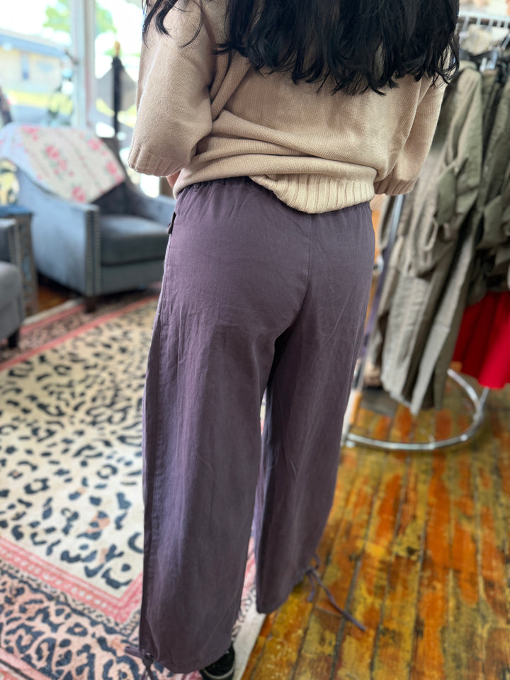 Plum pants