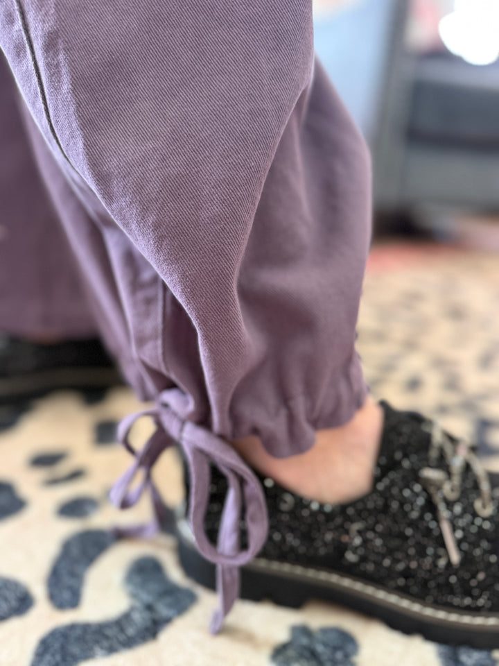 Plum pants