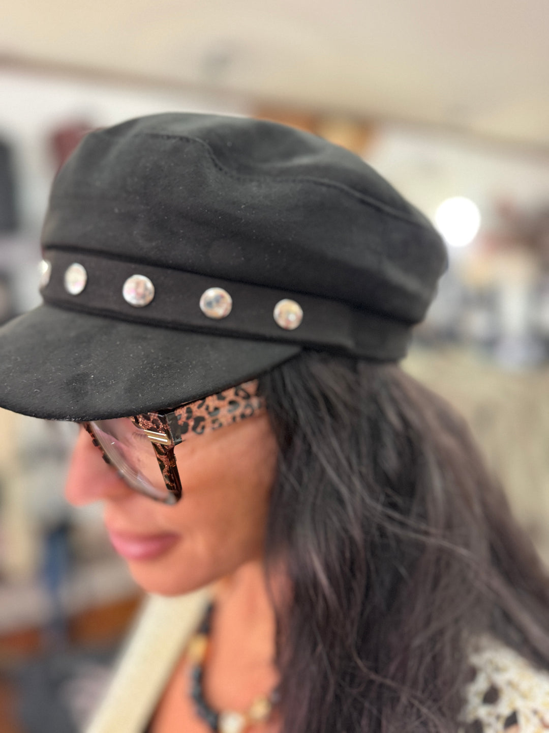 Newsboy hat