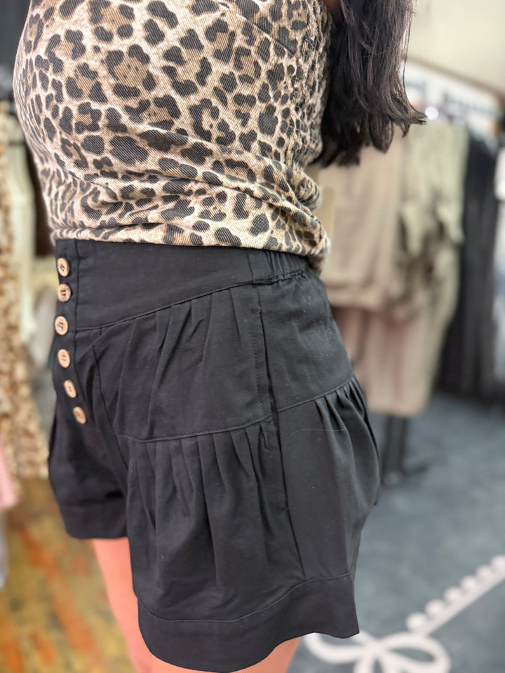 Button up shorts