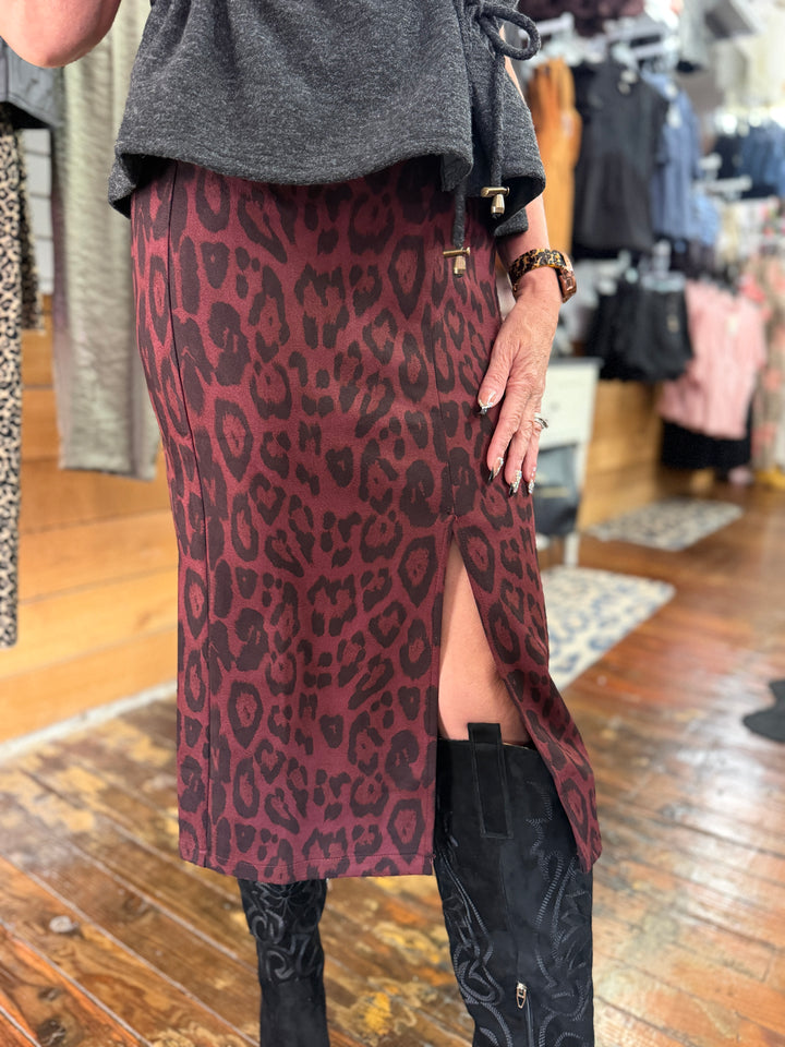 Wild at Heart Midi Skirt