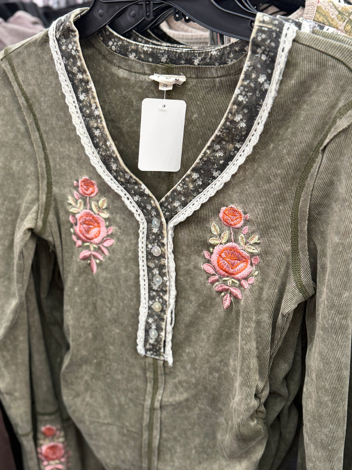 Moss green l/s
