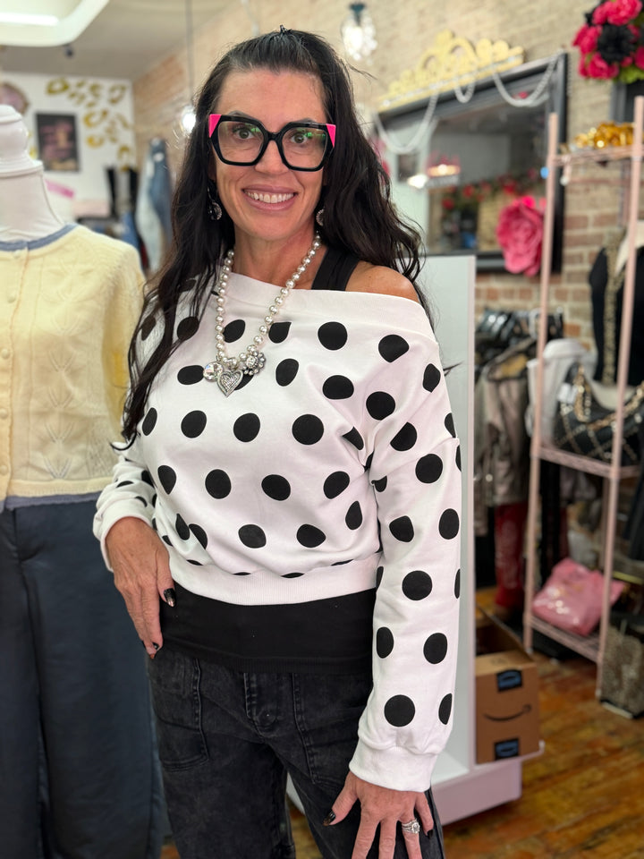 Polka Dot sweatshirt