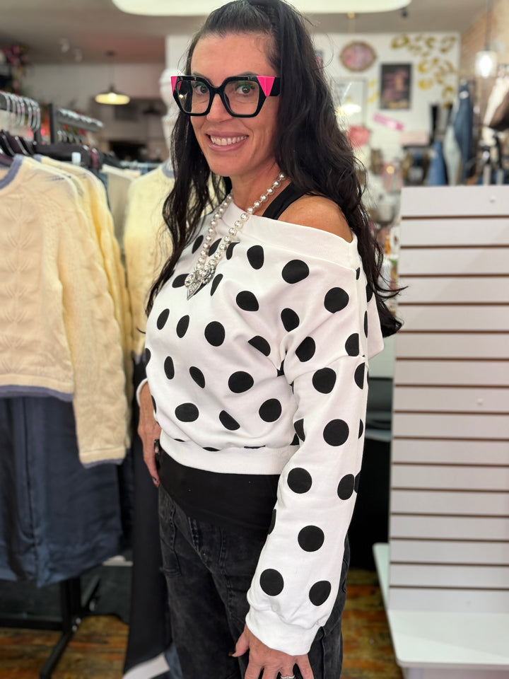 Polka Dot sweatshirt