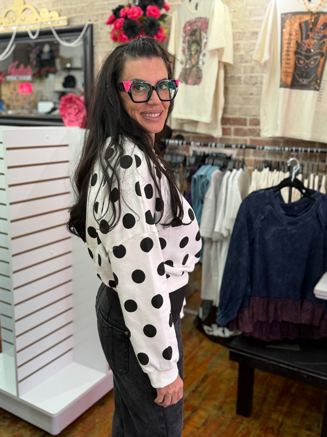 Polka Dot sweatshirt