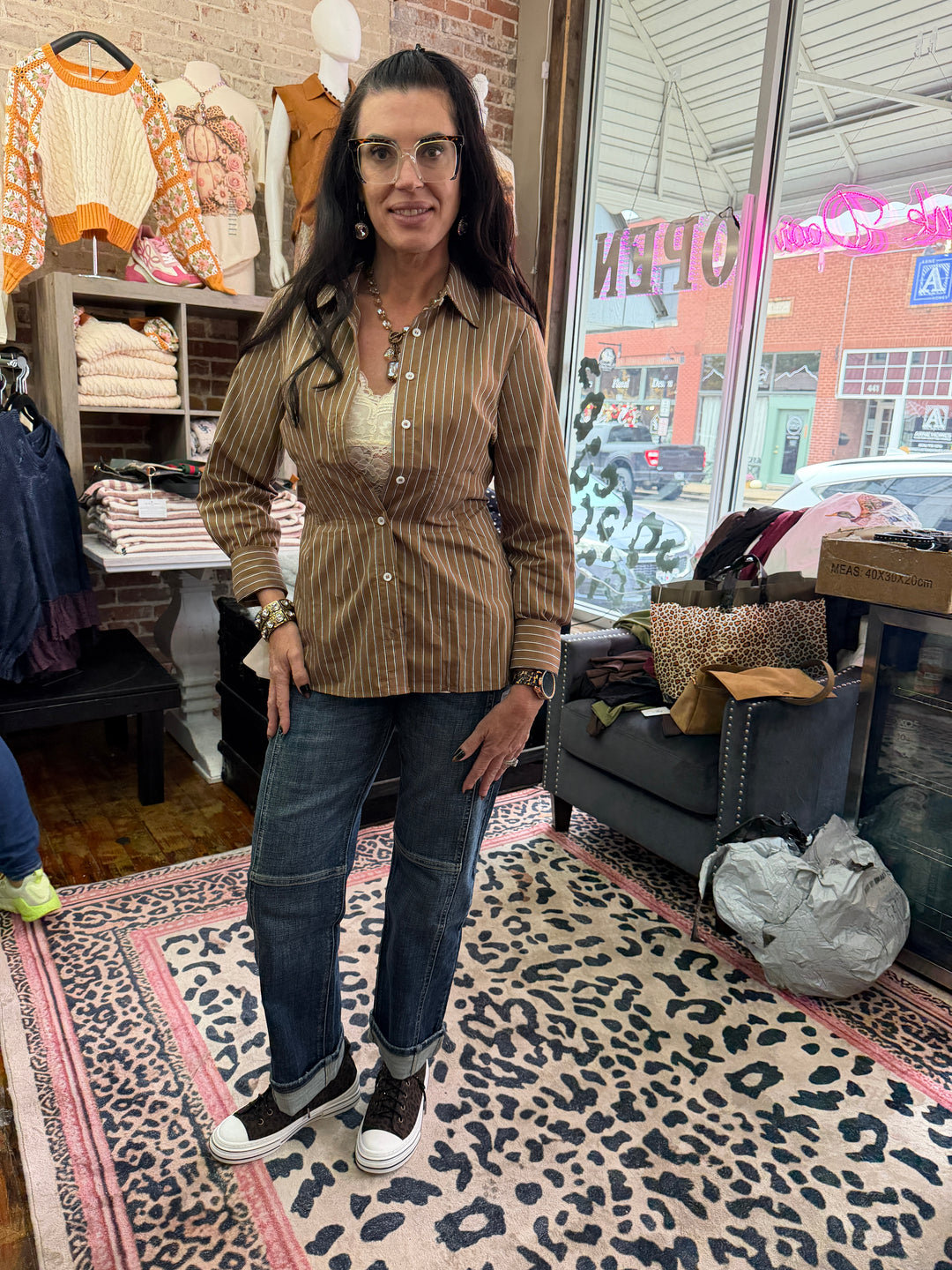 The Caramel Classic Top