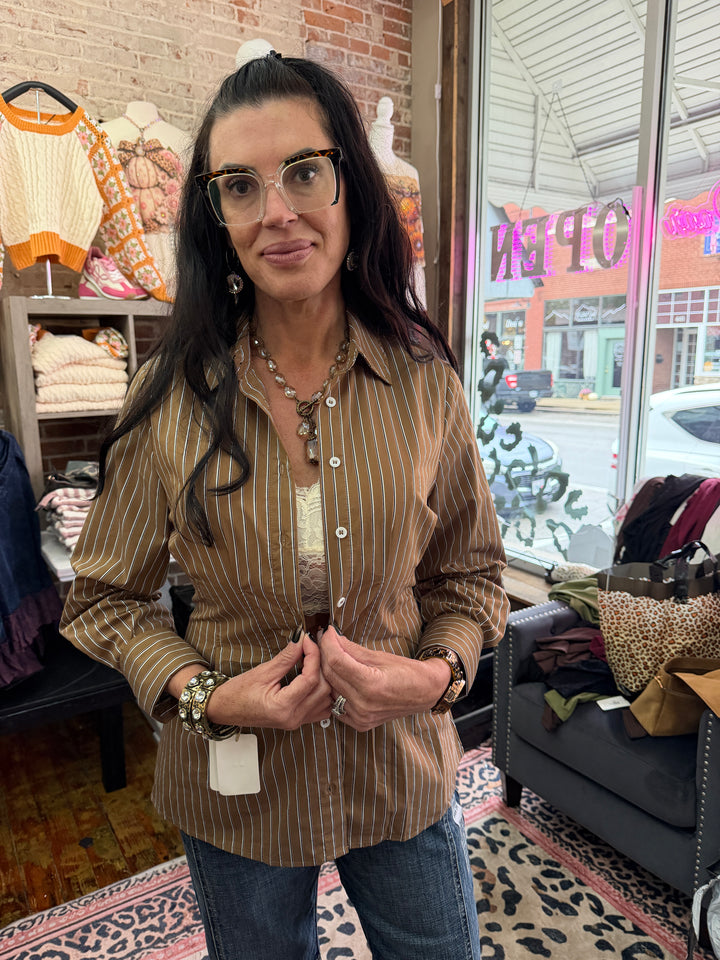 The Caramel Classic Top