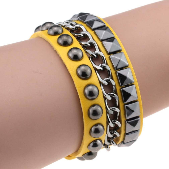 Leather Geometric Design
