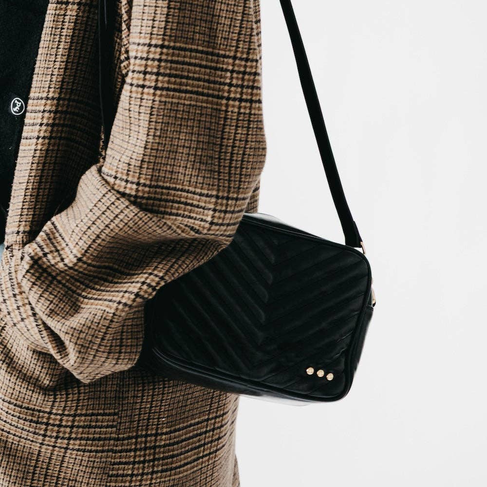Coco Quilted Camera Crossbody Bag