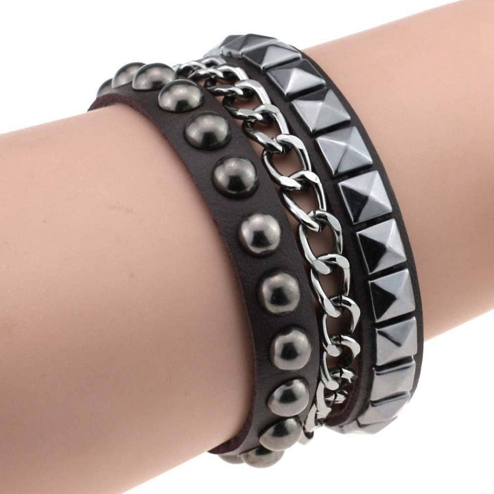 Leather Geometric Design