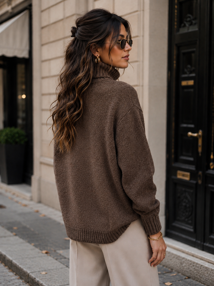 Oversized Turtleneck Sweater
