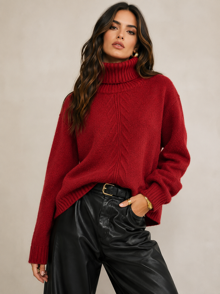 Oversized Turtleneck Sweater