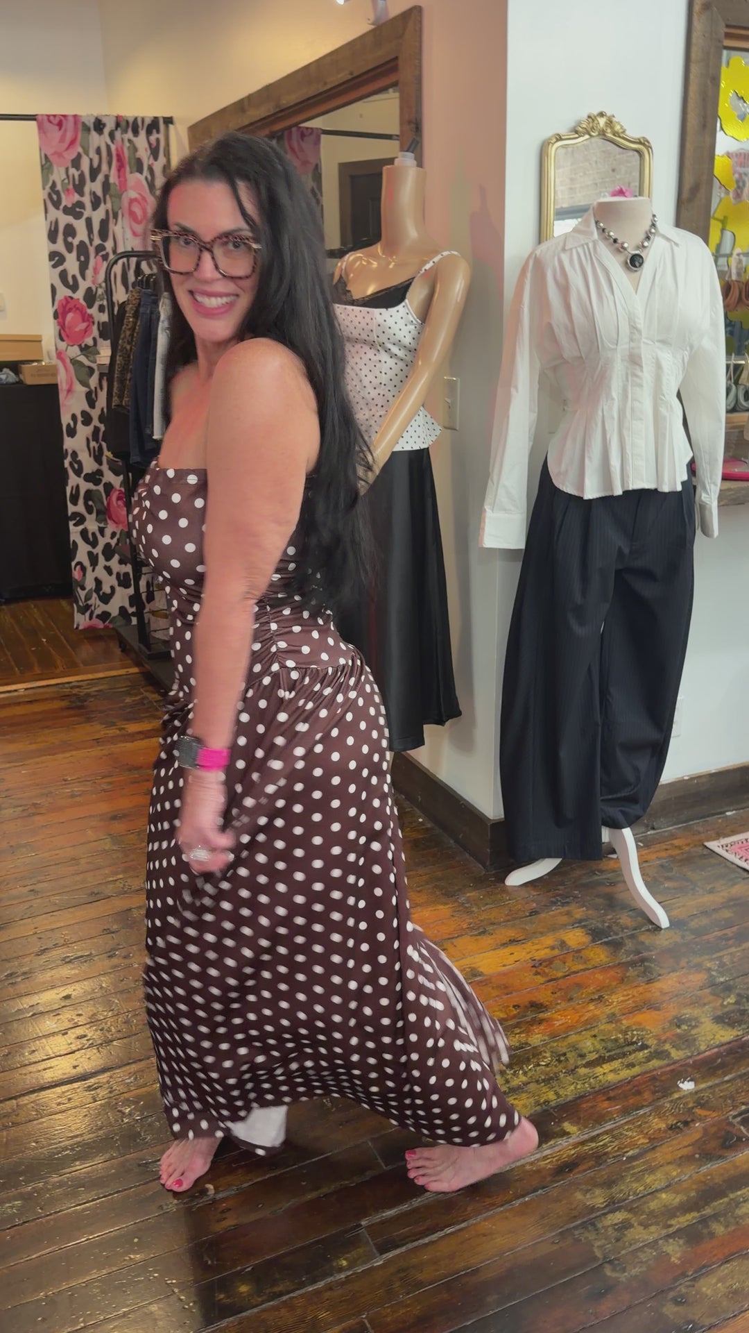 Polka Dot Maxi