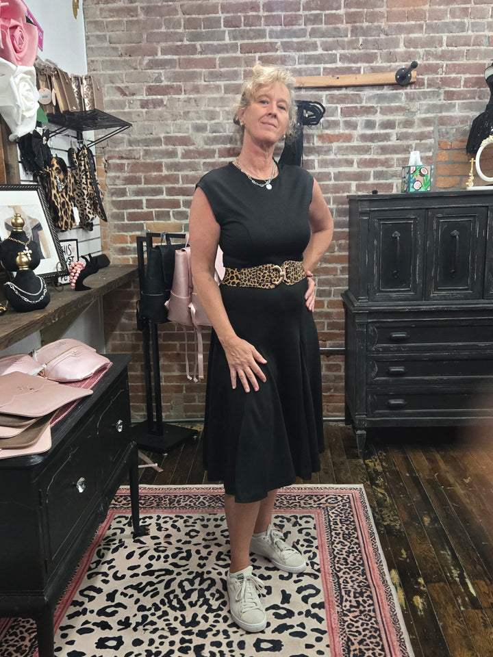 Slim fit midi dress