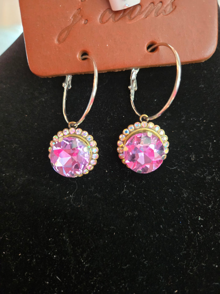 Rhinestone earrings