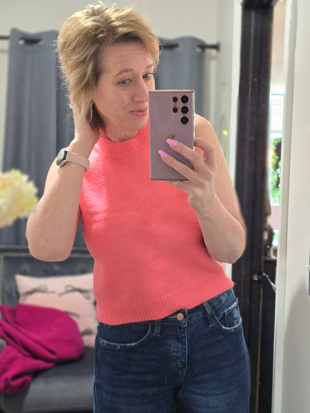Taffy Knit Sleeveless Sweater