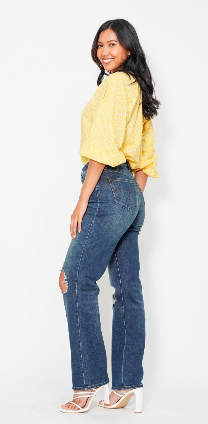 JB HW Ripped Dad Jean