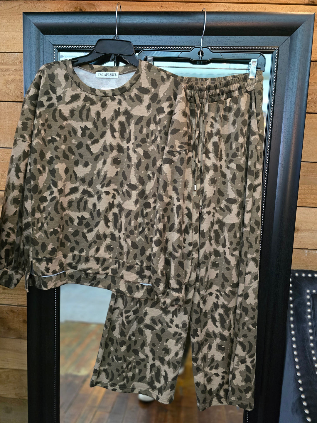 Leopard Cozy 2pc Lounge Set