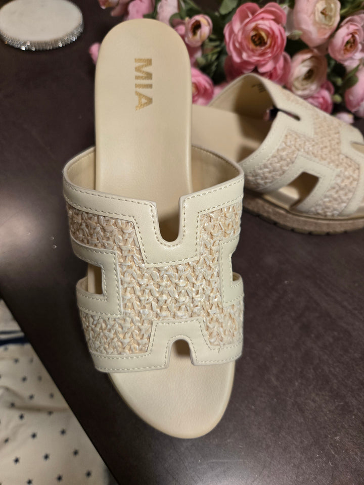 Caleena bone sandals