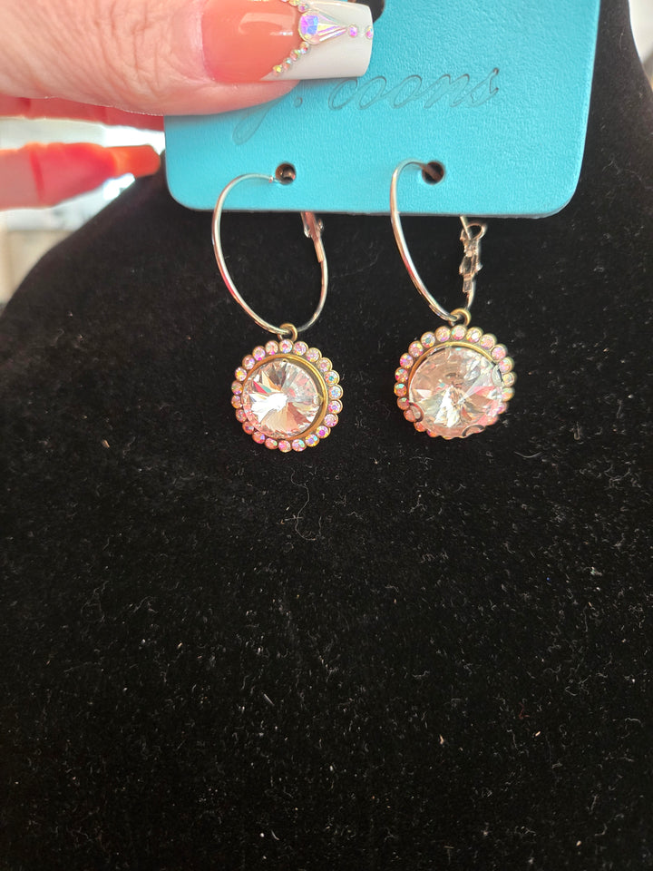 Rhinestone earrings