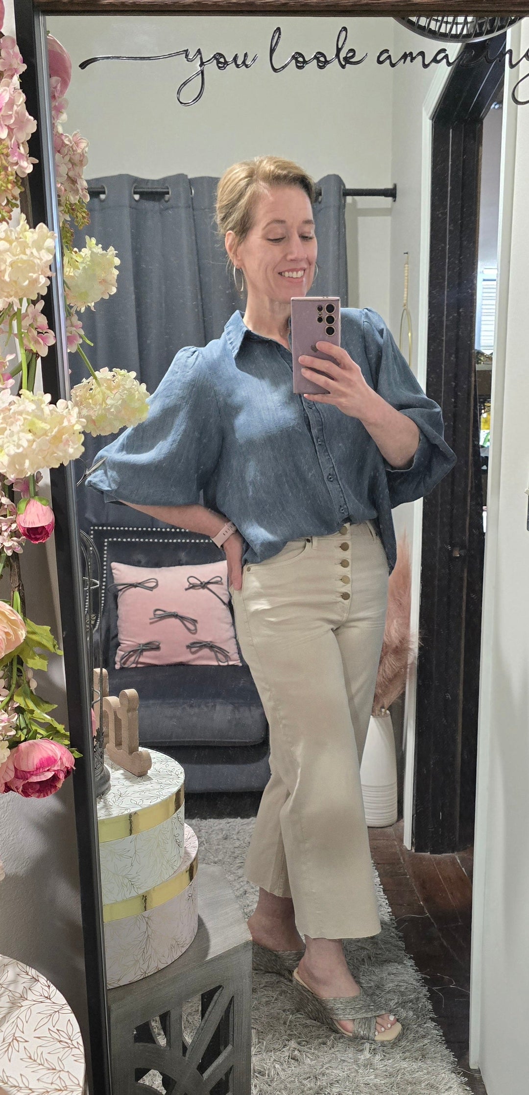 Summer Button Denim