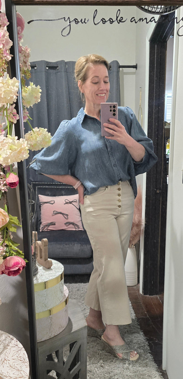 Summer Button Denim