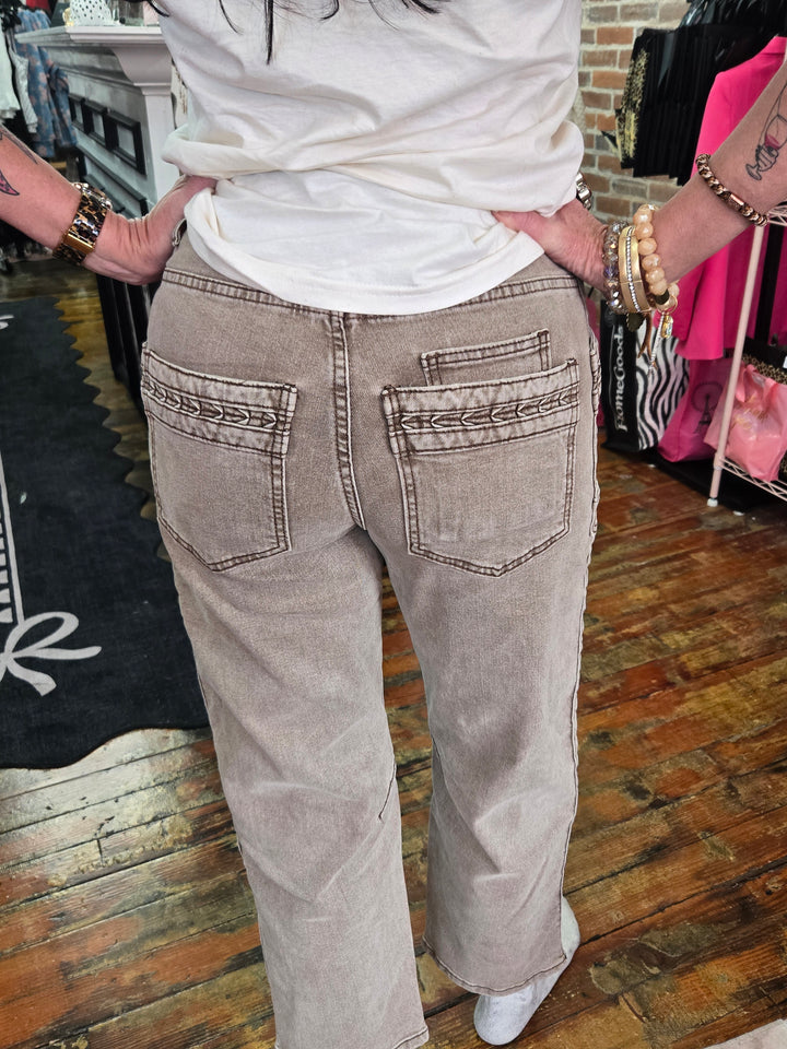 Brown OH jeans