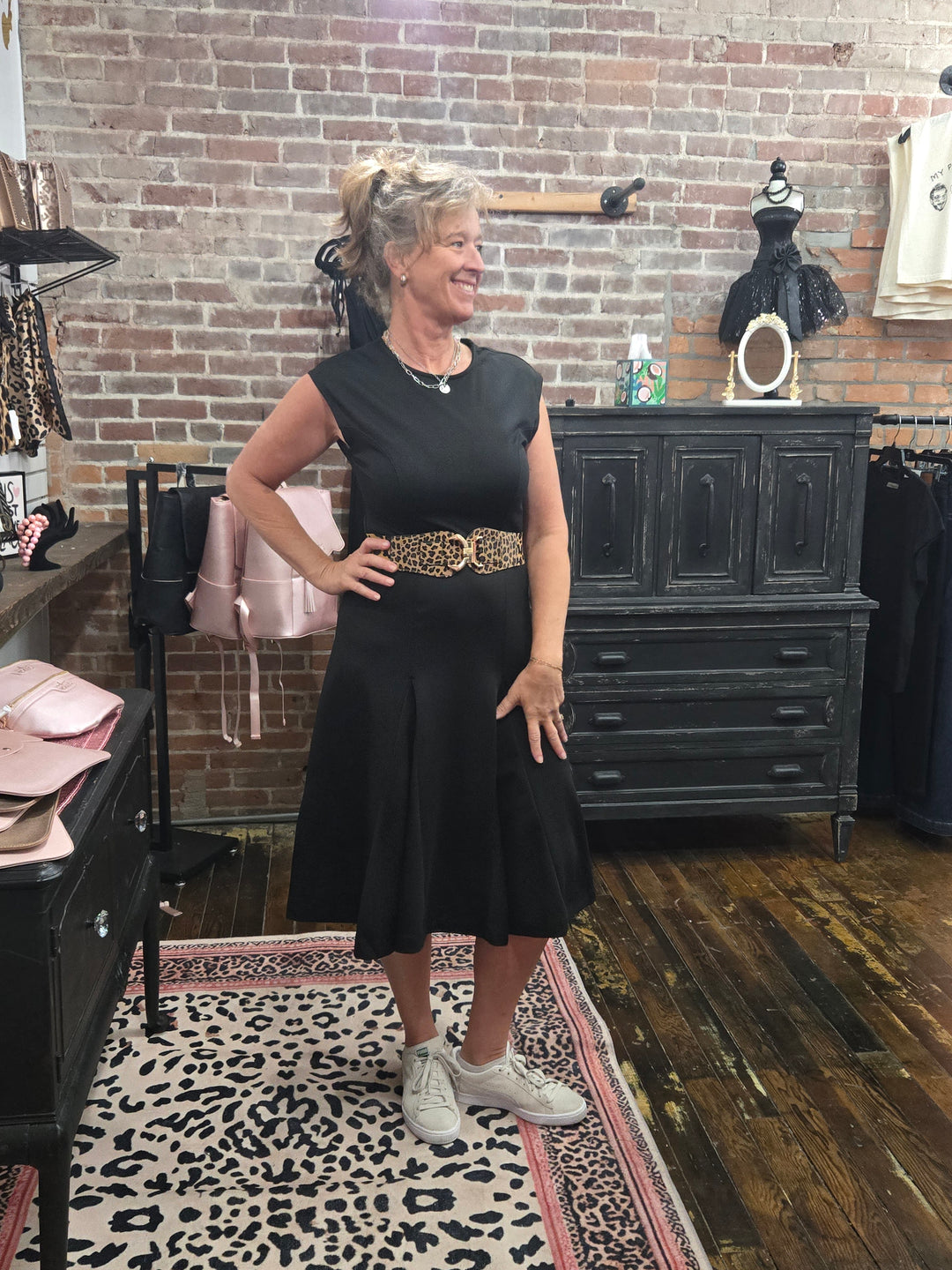 Slim fit midi dress