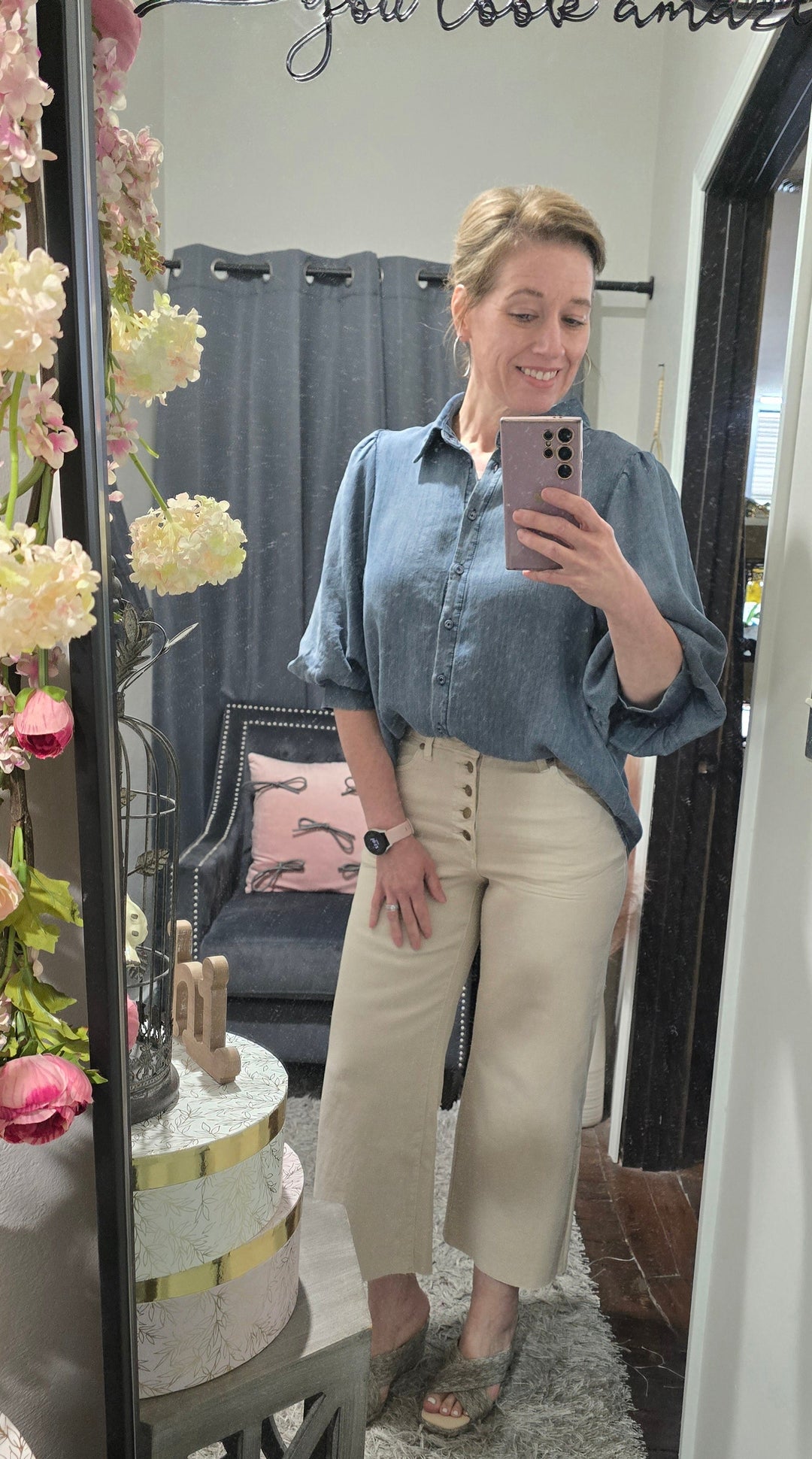 Summer Button Denim