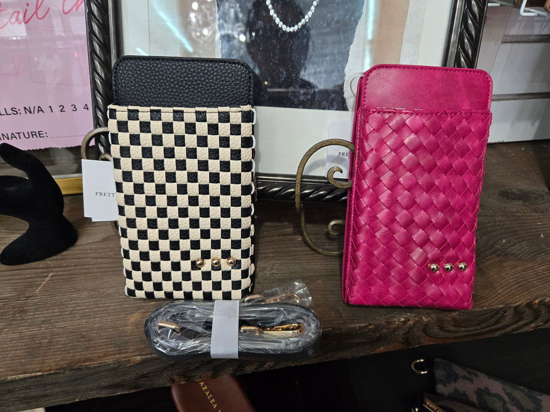 Woven phone bag